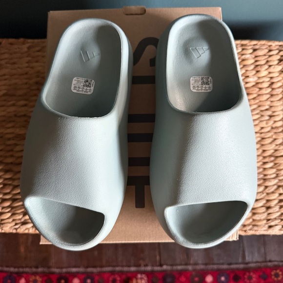 adidas Slide Sandals in Pale Green main image 12